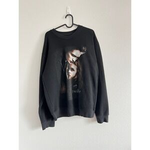 Twilight Edward & Bella Graphic Black Sweatshirt M Grunge Edgy Nostalgic Movie